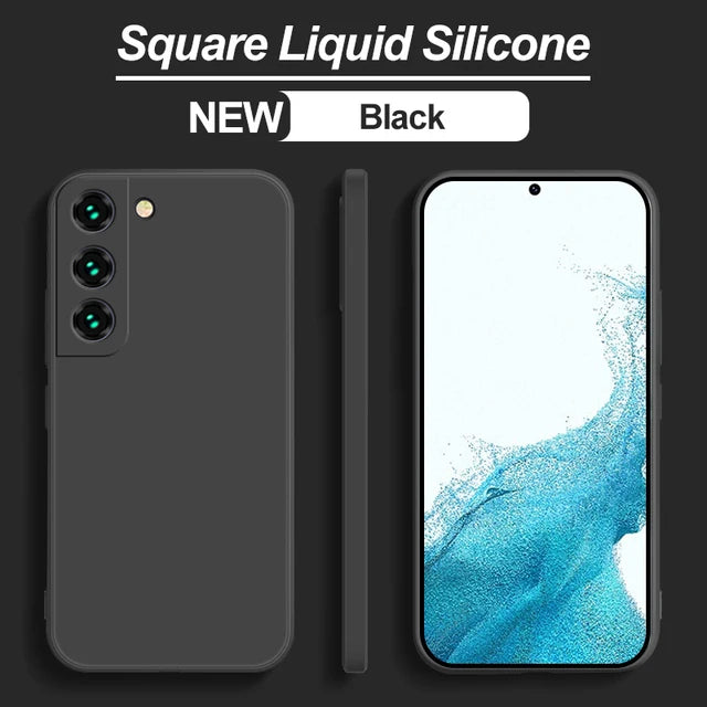 Black Washable Drop-Proof Galaxy Case