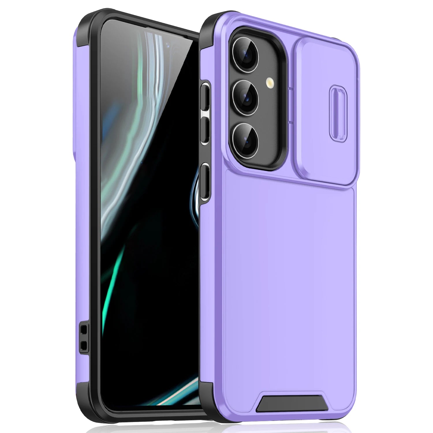 Purple Samsung Galaxy Ultra Plus case with camera cover