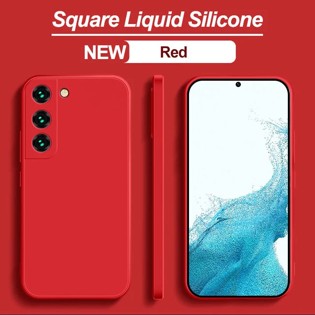 Red Washable Drop-Proof Galaxy Case