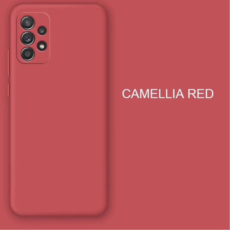 Camellia Red Soft Touch Protective Samsung Phone Case